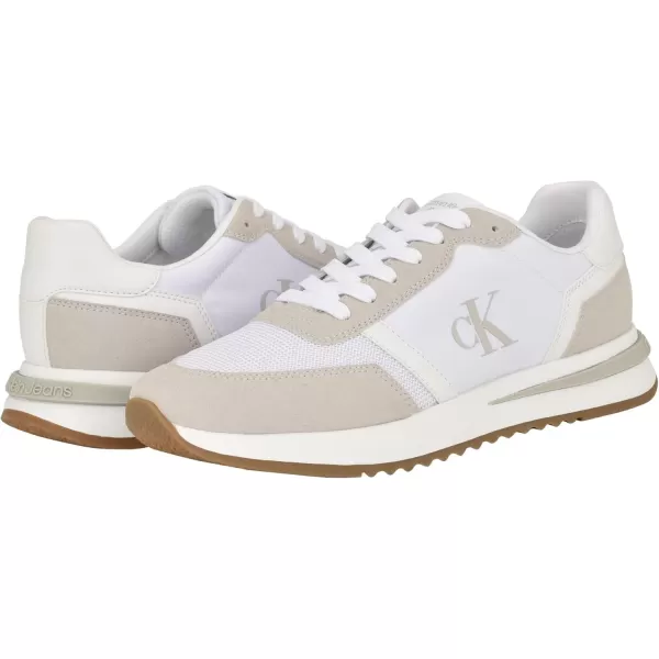 Calvin Klein Mens Picio SneakerLight GreyWhite 050