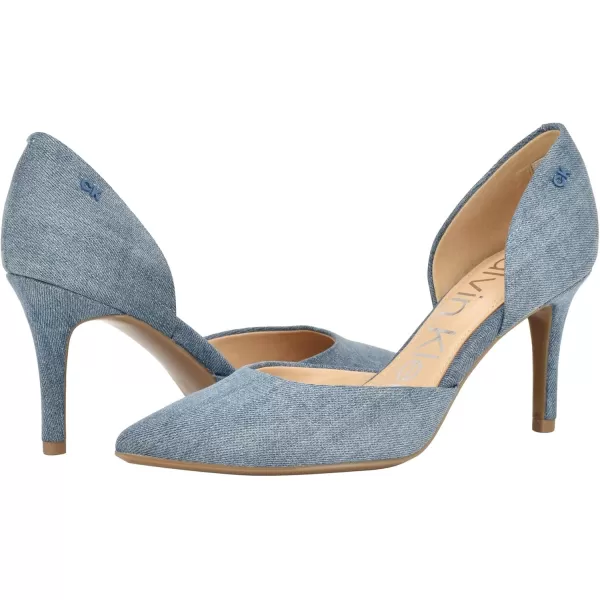 Calvin Klein Womens GloriaBlue Denim 420