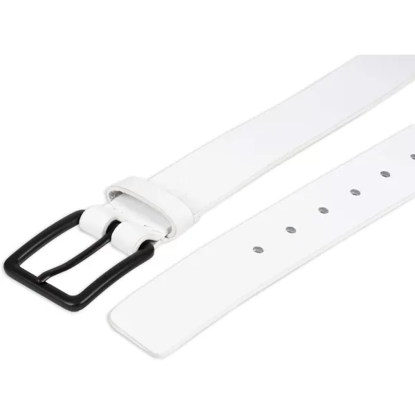 Calvin Klein mens Casual Jean BeltWhite