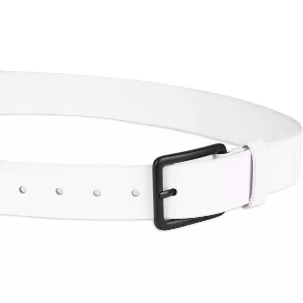 Calvin Klein mens Casual Jean BeltWhite
