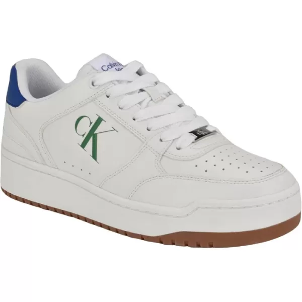 Calvin Klein Mens Acre SneakerWhite Multi 142