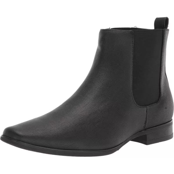 Calvin Klein Mens Brayden Chelsea BootBlack Saffiano