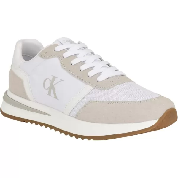 Calvin Klein Mens Picio SneakerLight GreyWhite 050