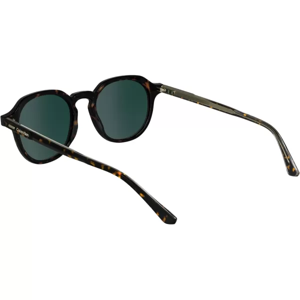 imageCalvin Klein Ck24538s Round SunglassesDark Havana