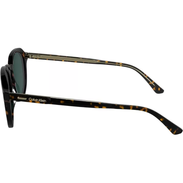 imageCalvin Klein Ck24538s Round SunglassesDark Havana
