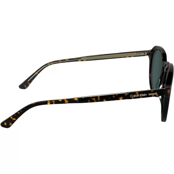 imageCalvin Klein Ck24538s Round SunglassesDark Havana
