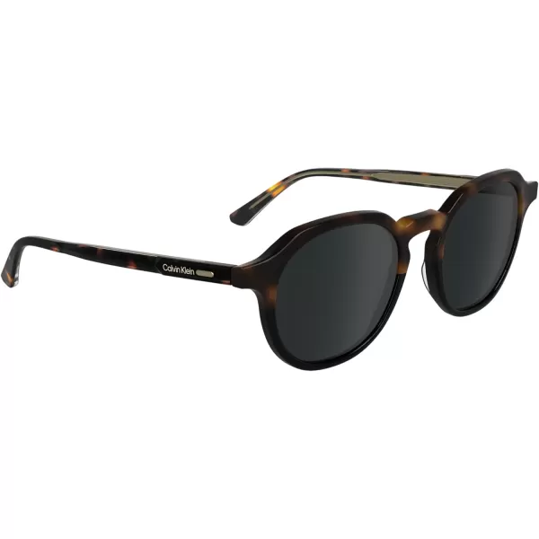 imageCalvin Klein Ck24538s Round SunglassesHavanaBlack