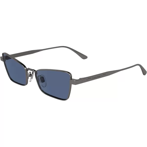 imageCalvin Klein Womens Ck24110s Rectangular SunglassesLight Gunmetal
