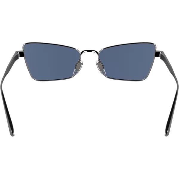 imageCalvin Klein Womens Ck24110s Rectangular SunglassesLight Gunmetal