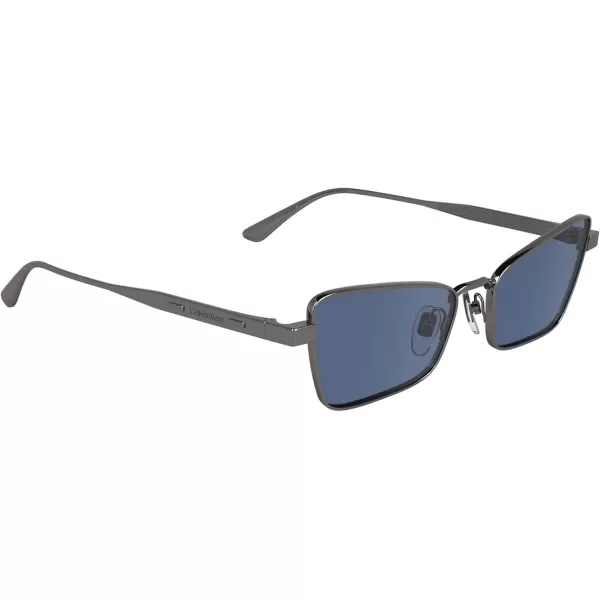 imageCalvin Klein Womens Ck24110s Rectangular SunglassesLight Gunmetal