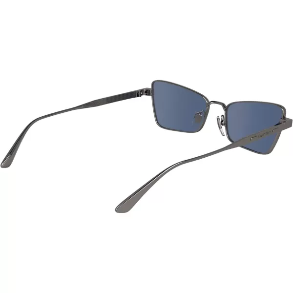 imageCalvin Klein Womens Ck24110s Rectangular SunglassesLight Gunmetal