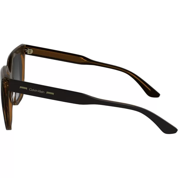 imageCalvin Klein Womens Ck24535s Rectangular SunglassesBlackCharcoal