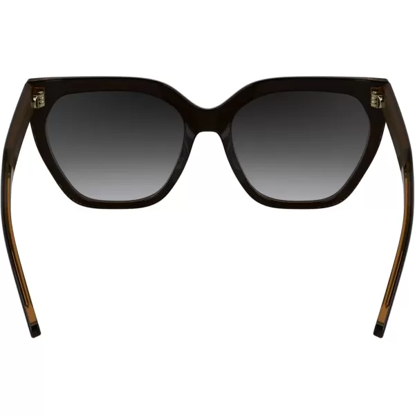 imageCalvin Klein Womens Ck24535s Rectangular SunglassesBlackCharcoal