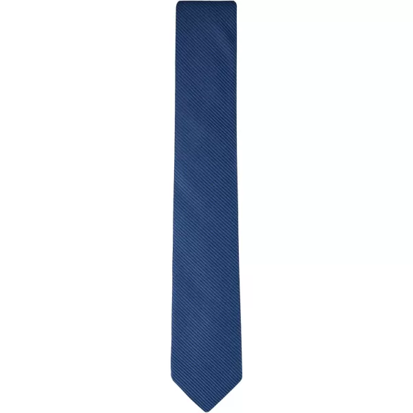 imageCalvin Klein Mens Classic Navy Blue Solid and Pattern Ties Standard and Extra Long SizesNavy Cord
