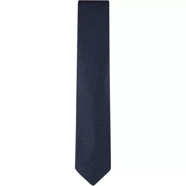 imageCalvin Klein Mens Classic Navy Blue Solid and Pattern Ties Standard and Extra Long SizesNavy Micro