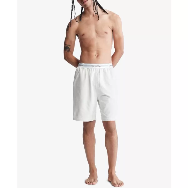 imageCalvin Klein Mens Modern Cotton Lounge Sleep ShortsGrey Heather