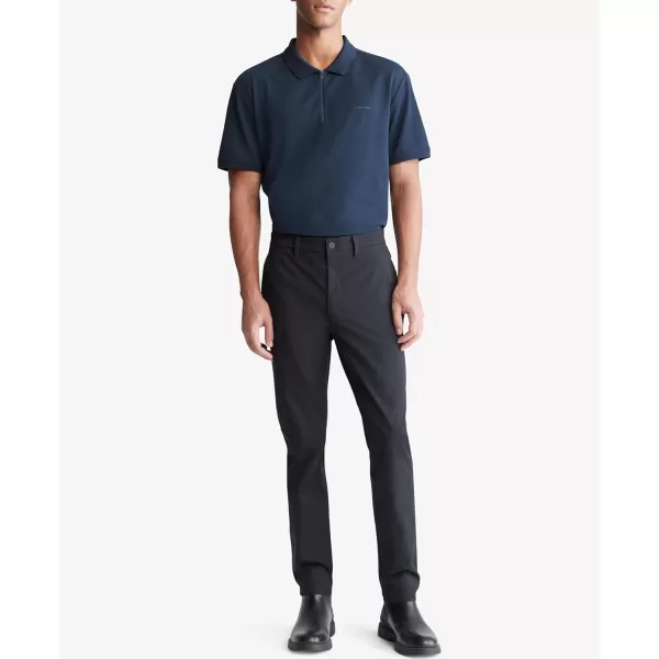 imageCalvin Klein Mens Slim Fit Woven Stretch ChinoBlack Beauty