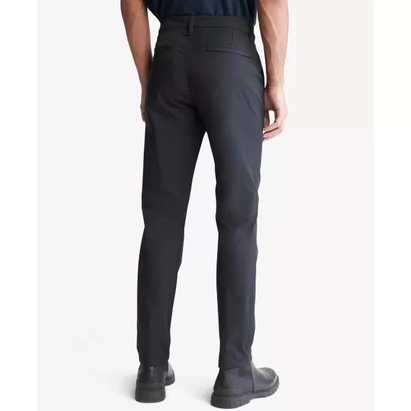 imageCalvin Klein Mens Slim Fit Woven Stretch ChinoBlack Beauty