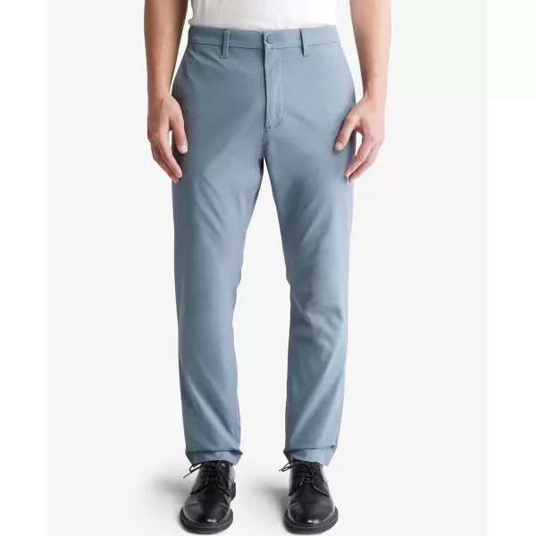 imageCalvin Klein Mens Slim Fit Woven Stretch ChinoCaspian Sea