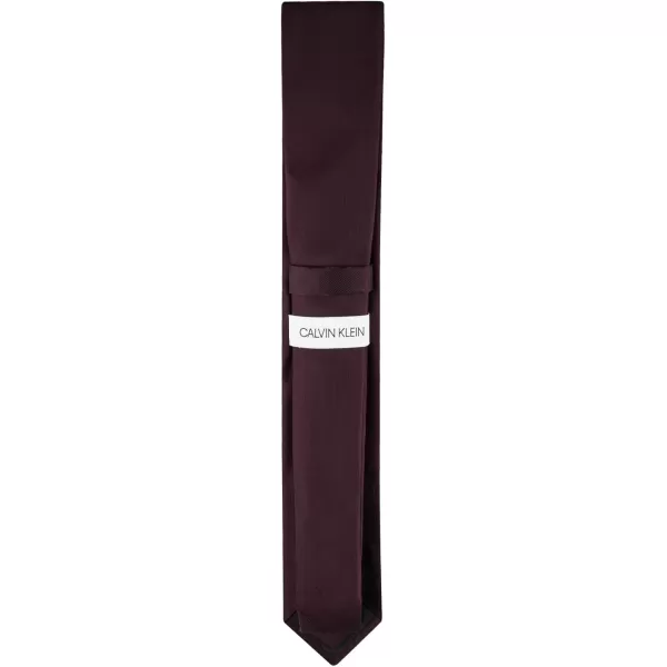 imageCalvin Klein Mens Unison Solid NecktieBurgundy