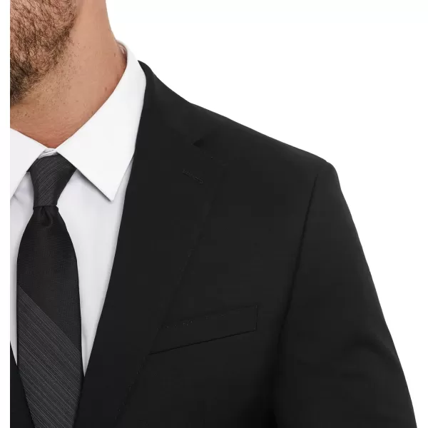 imageCalvin Klein Slim Fit Performance Wool Stylish ampamp Comfortable Formal Suit for MenBlack