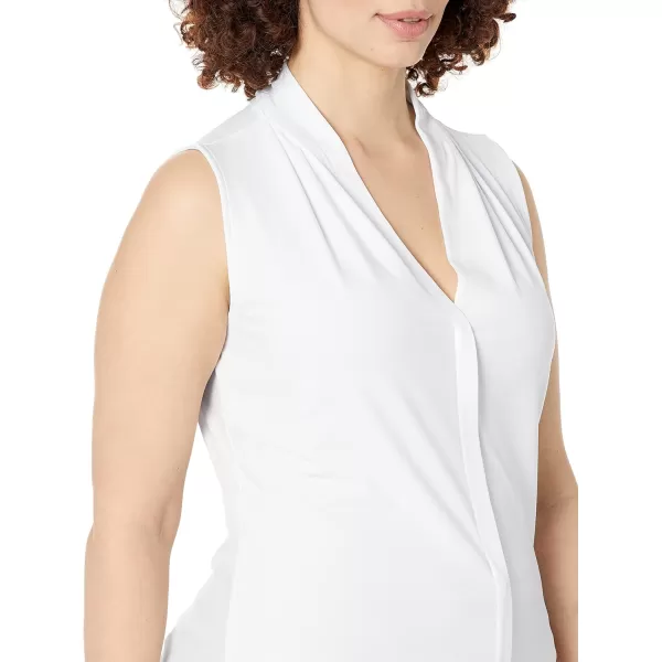 imageCalvin Klein Womens Womens Solid Vneck CamiWhite