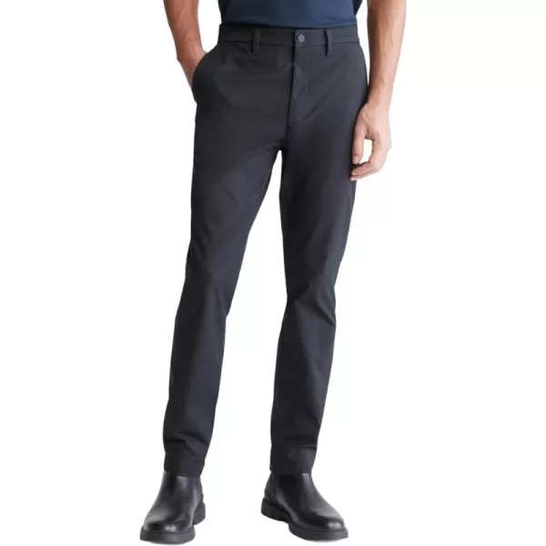 imageCalvin Klein Mens Slim Fit Woven Stretch ChinoBlack Beauty