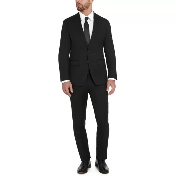 imageCalvin Klein Slim Fit Performance Wool Stylish ampamp Comfortable Formal Suit for MenBlack