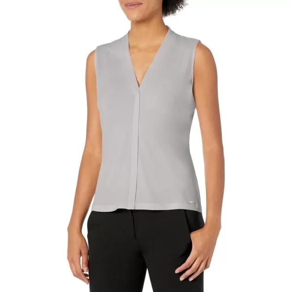 imageCalvin Klein Womens Womens Solid Vneck CamiAsh