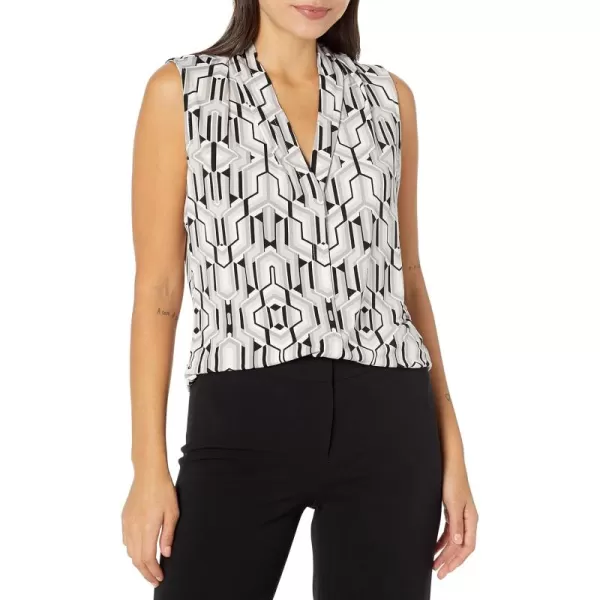 imageCalvin Klein Womens Womens Solid Vneck CamiAsh Multi