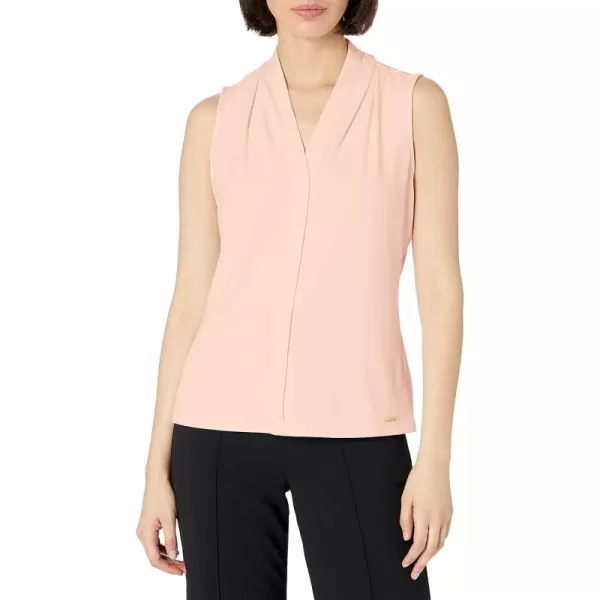 imageCalvin Klein Womens Womens Solid Vneck CamiBlush