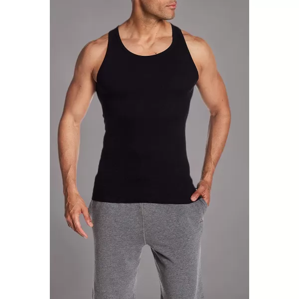 imageCalvin Klein Mens Cotton Classics 3Pack TanksBlacknm9070001Black