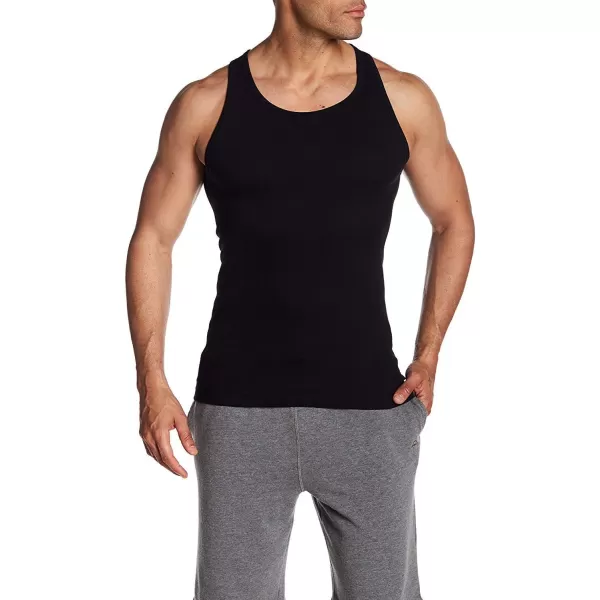 imageCalvin Klein Mens Cotton Classics 3Pack TanksBlacknm9070001Black