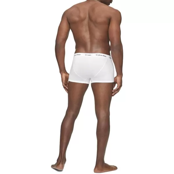 imageCalvin Klein Mens Cotton Stretch 3Pack Low Rise Trunks3 White