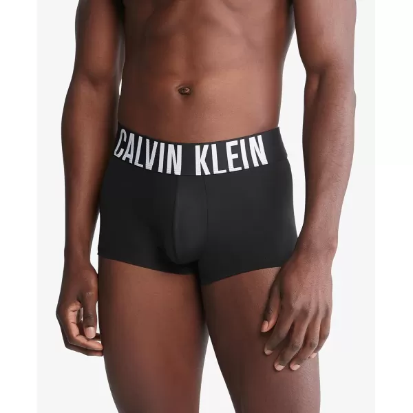 imageCalvin Klein Mens Intense Power Low Rise Trunk 3 PackBlack  Grey Sky  White