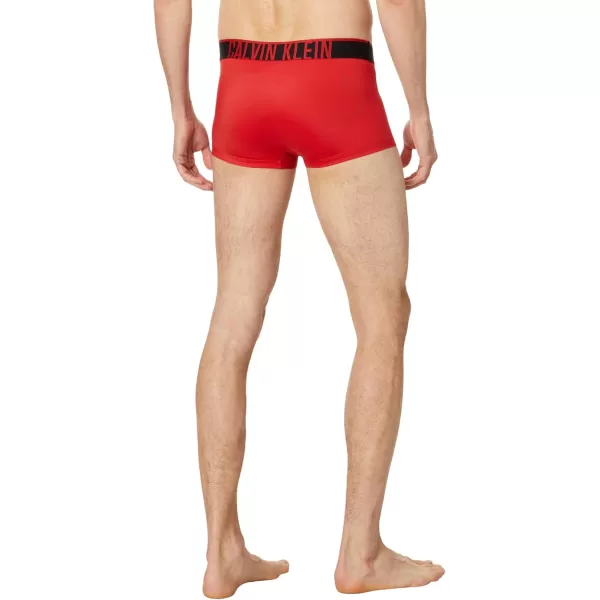 imageCalvin Klein Mens Intense Power Low Rise Trunk 3 PackPompeian Red