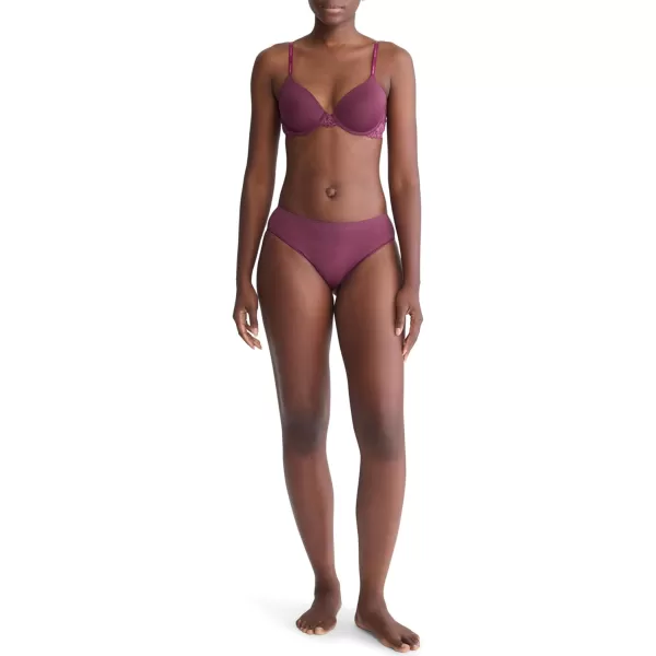 imageCalvin Klein Womens Bonded Flex BikiniMauve Wine