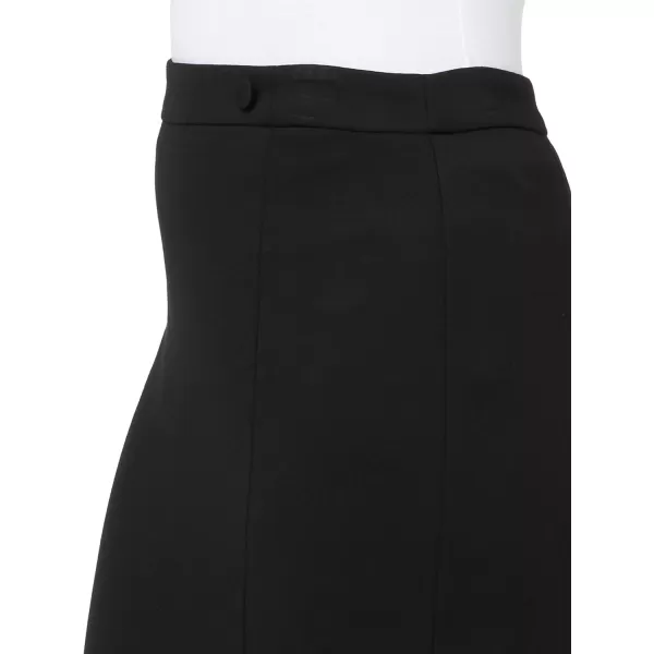 imageCalvin Klein Womens Classic Fit Straight Lux Suit Skirt Regular and Plus SizeBlack Midi