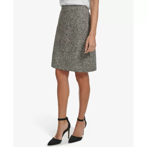imageCalvin Klein Womens Classic Fit Straight Lux Suit Skirt Regular and Plus SizeBlack Multi