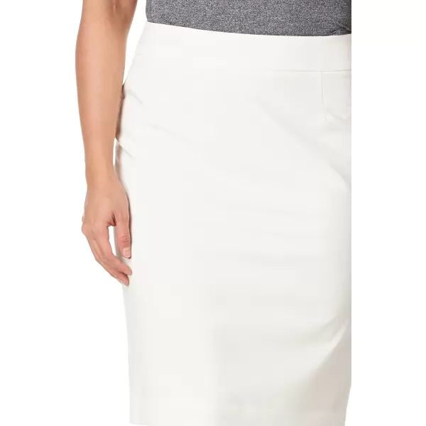 imageCalvin Klein Womens Classic Fit Straight Lux Suit Skirt Regular and Plus SizeCream