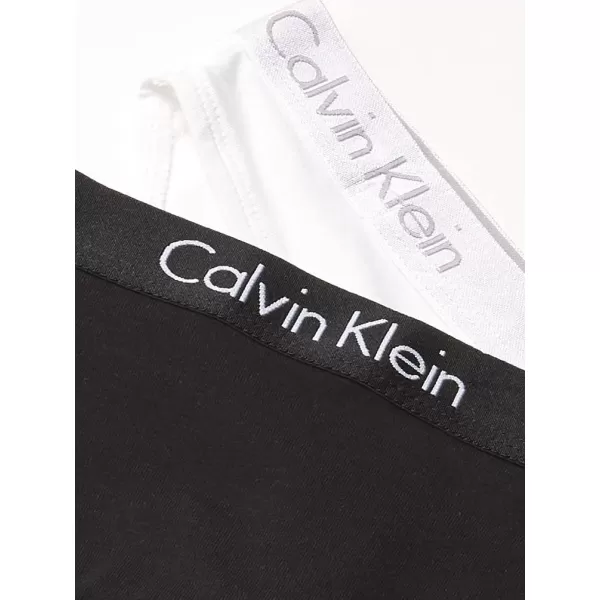 imageCalvin Klein Womens Motive Cotton Multipack Bikini PantyBlackWhiteGrey Heather