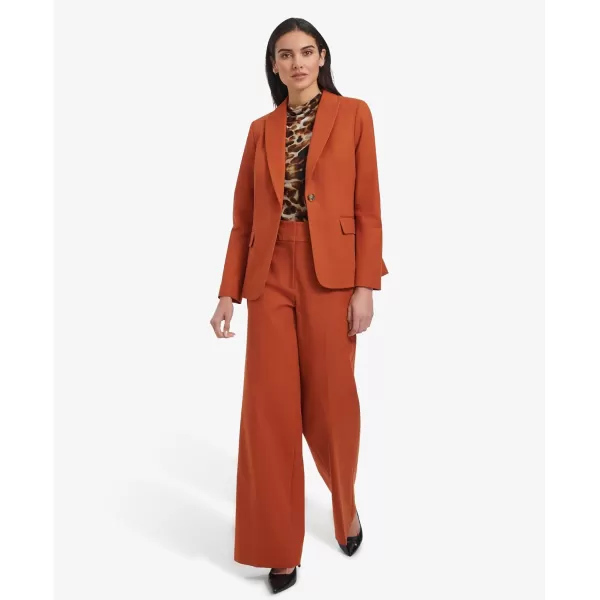 imageCalvin Klein Womens One Button Lux BlazerTerra