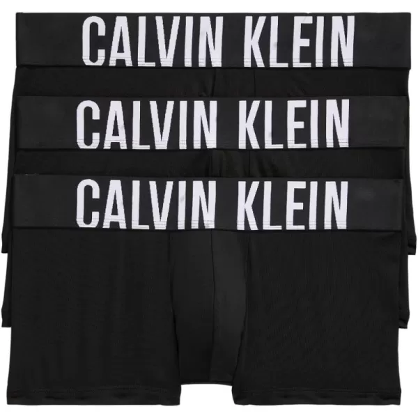 imageCalvin Klein Mens Intense Power Low Rise Trunk 3 Pack3 Black