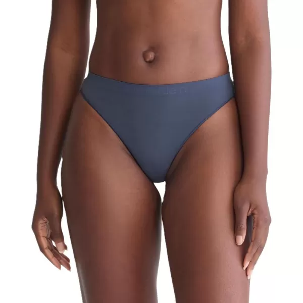 imageCalvin Klein Womens Bonded Flex MidRise ThongInk