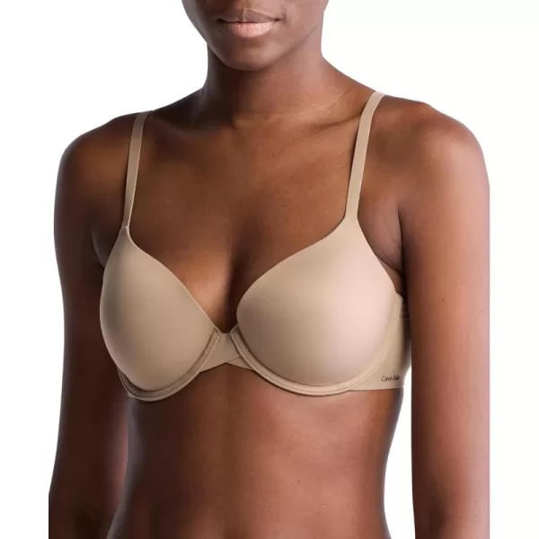 imageCalvin Klein Womens Perfectly Fit Lightly Lined TShirt Bra with Memory TouchCaf Fun