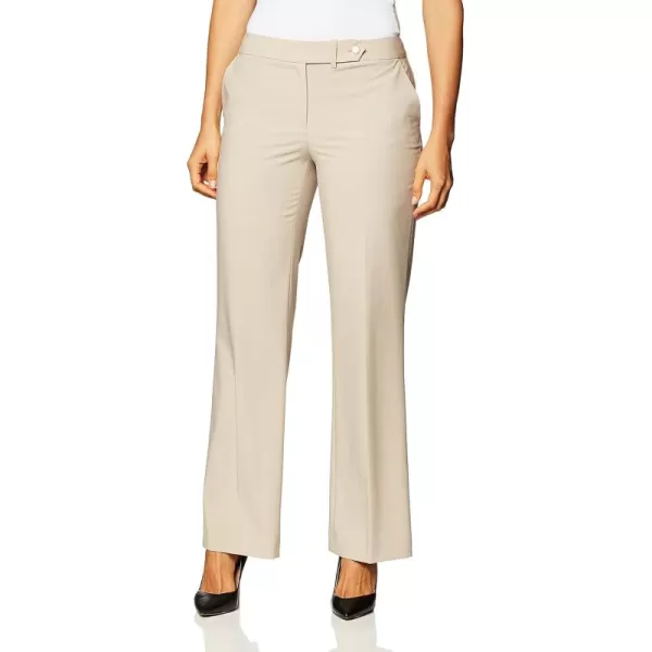 imageCalvin Klein Womens StraightLeg Classic Business Casual PantsKhaki