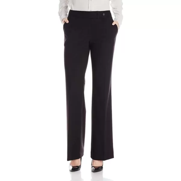 imageCalvin Klein Womens StraightLeg Classic Business Casual PantsReal Black