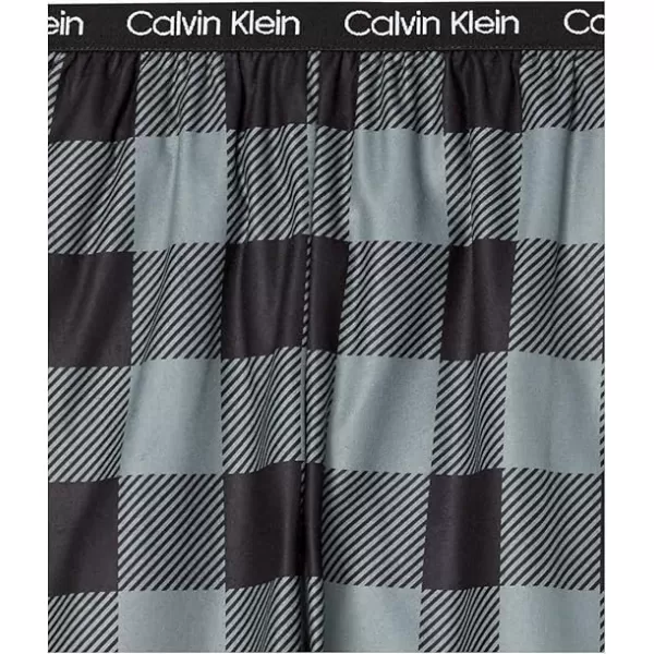 imageCalvin Klein Boys Sleepwear Super Soft Brushed Micro Pajama Pants 2 PackRedbuffBlkbuff