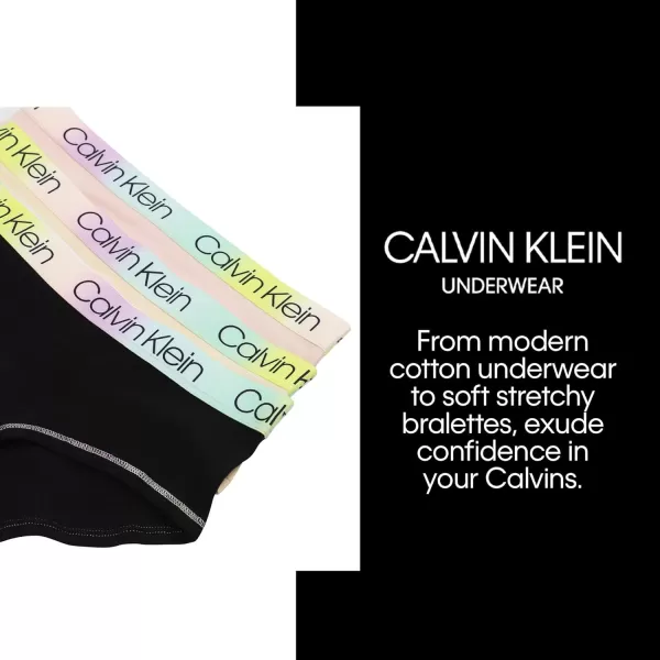 imageCalvin Klein Girls Modern Cotton Bikini Multipack2 Pack  Crystal Pink  Heather Grey