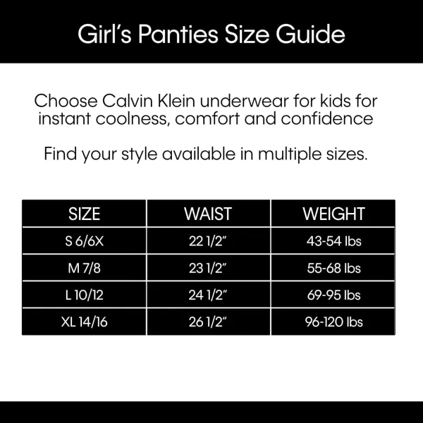 imageCalvin Klein Girls Modern Cotton Bikini Multipack3 Pack  Black  Crystal Pink  Heather Grey